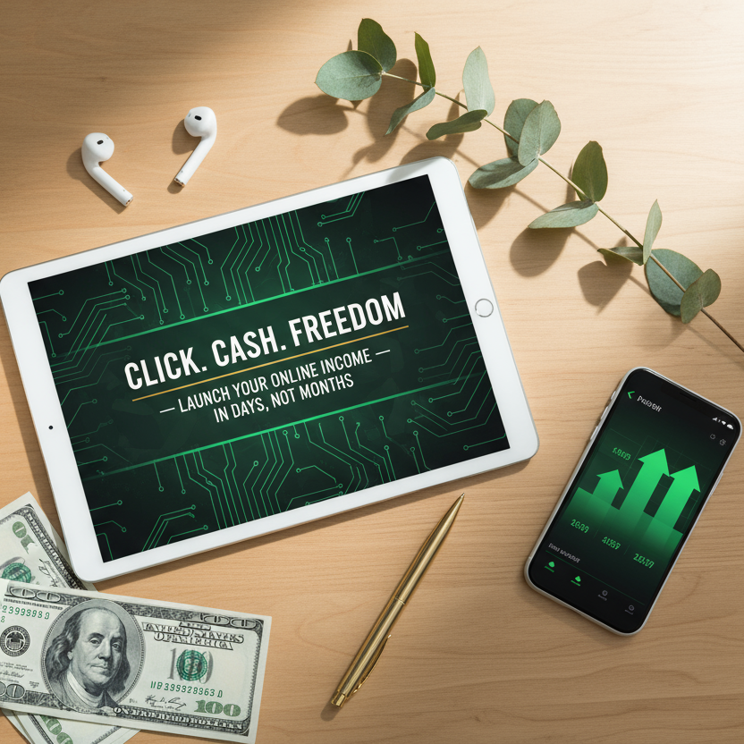 Click. Cash. Freedom: Build Online Income in Just 15 Minutes a Day